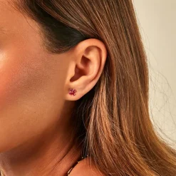 Best Histoire d'Or Boucles D'Oreilles Puces Fingall Or Jaune Oxyde De Zirconium