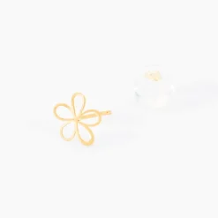 Best Histoire d'Or Boucles D'oreilles Puces Friðrika Or Jaune