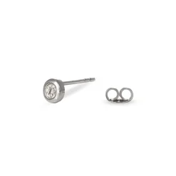 Outlet Histoire d'Or Boucles D'oreilles Puces Fatiana or blanc diamant