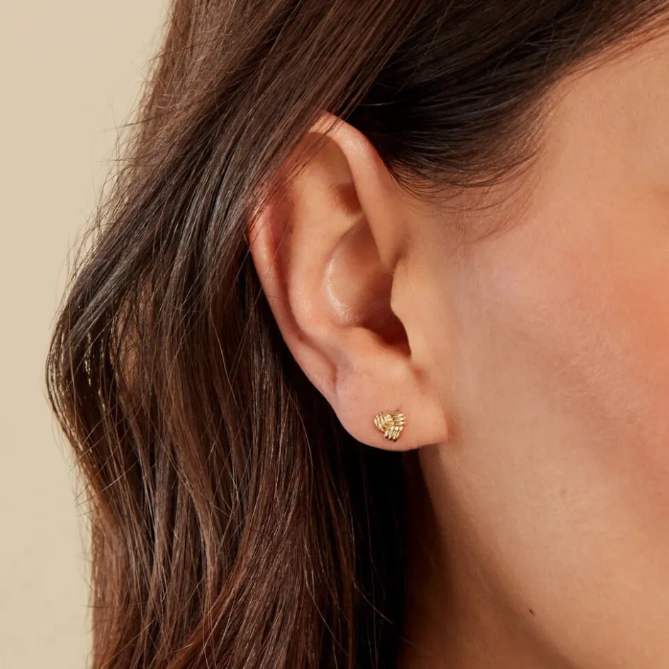 New Histoire d'Or Boucles D'oreilles Puces Gavril Or Jaune