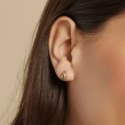 New Histoire d'Or Boucles D'oreilles Puces Gunilla Or Jaune