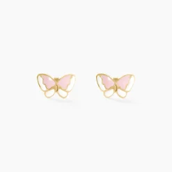 Online Histoire d'Or Boucles D'oreilles Puces Krystyn Or Jaune