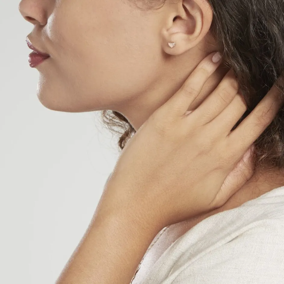 Online Histoire d'Or Boucles D'oreilles Puces Lison Or Rose