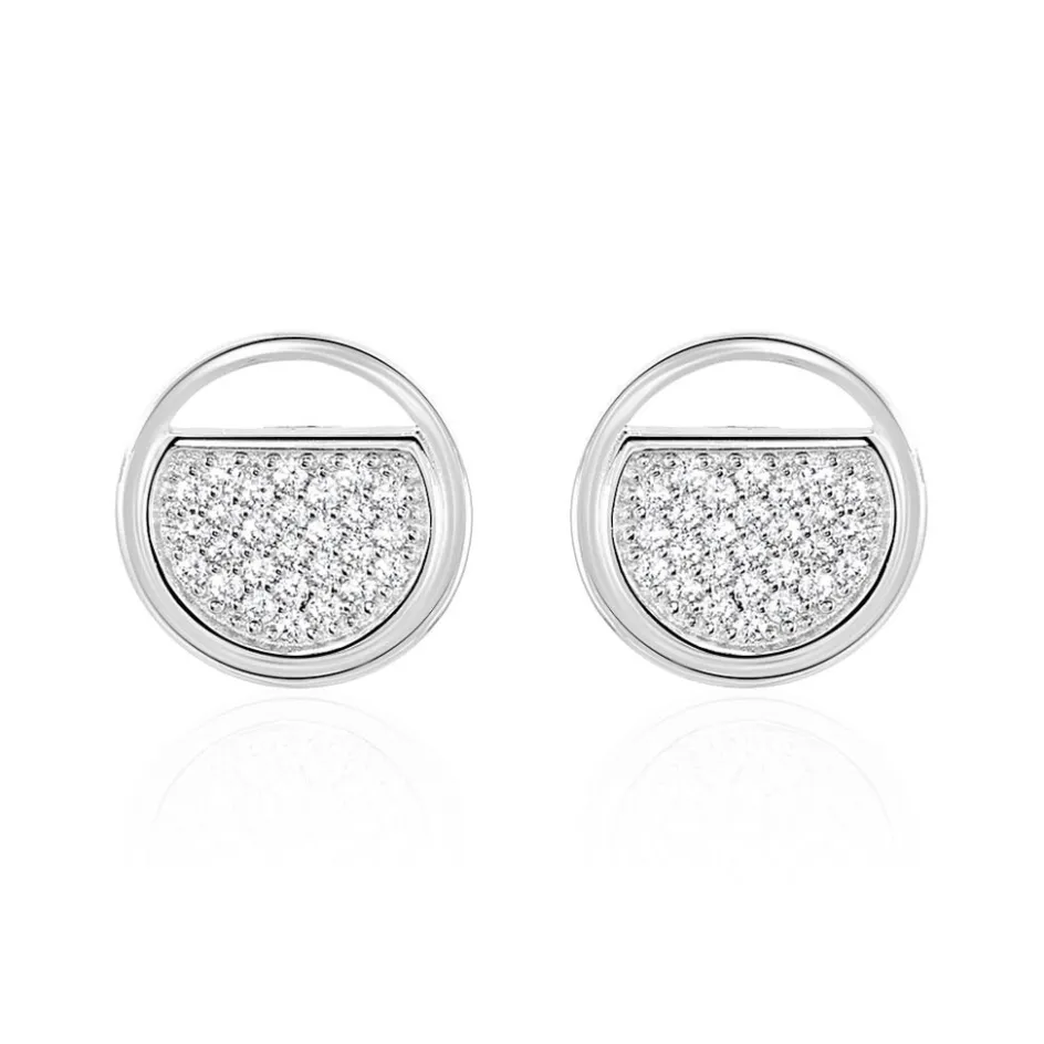 LAETIZIA Boucles D'oreilles Puces Clara Argent Oxyde De Zirconium* Boucles D'Oreilles|Boucles D'Oreilles Fantaisie