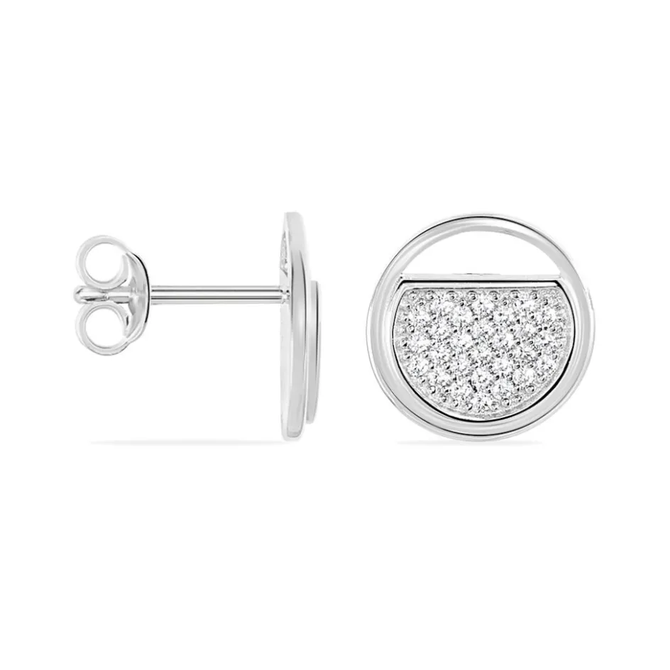 LAETIZIA Boucles D'oreilles Puces Clara Argent Oxyde De Zirconium* Boucles D'Oreilles|Boucles D'Oreilles Fantaisie