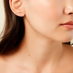 Hot Histoire d'Or Boucles D'Oreilles Puces Lavonne Or Jaune