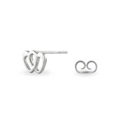 Hot Histoire d'Or Boucles D'oreilles Puces Lehinaae Argent Blanc