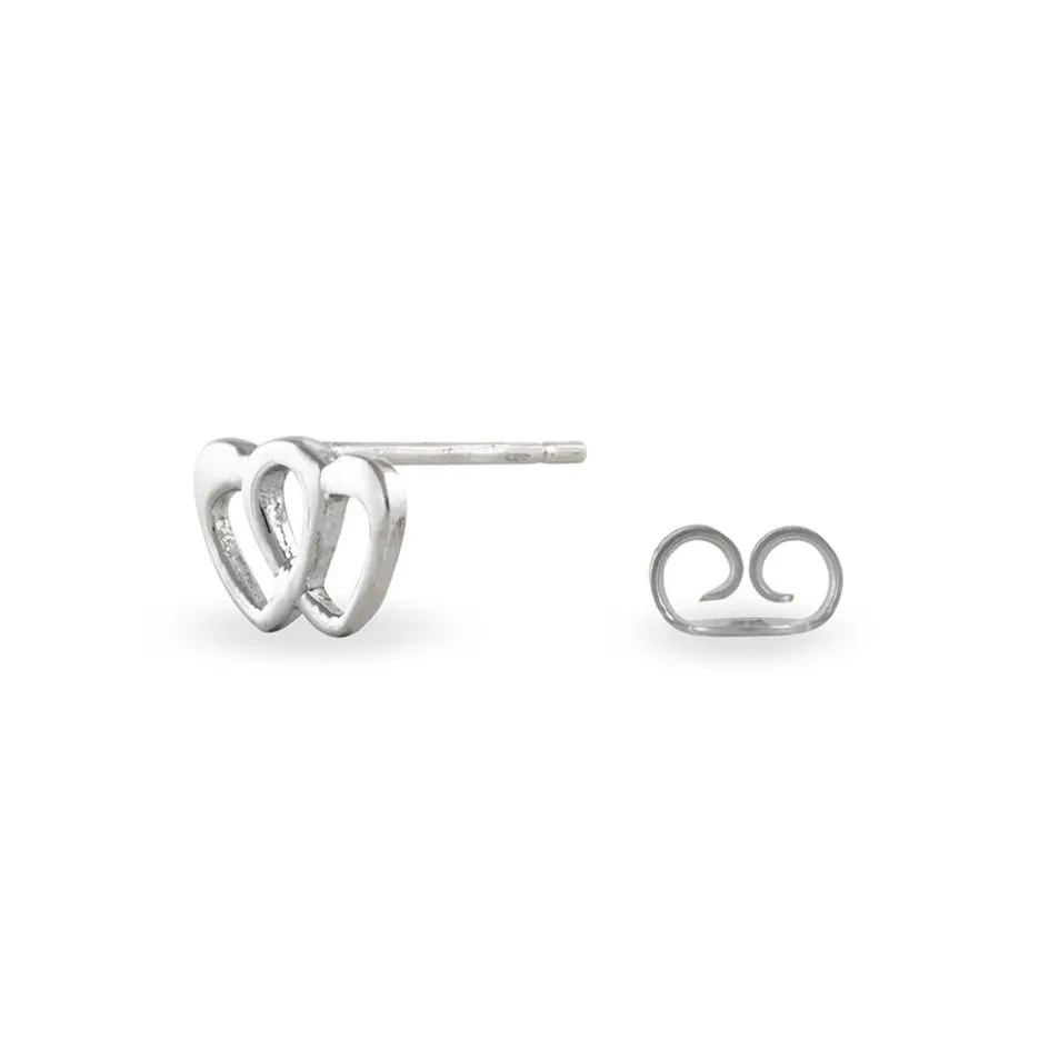 Hot Histoire d'Or Boucles D'oreilles Puces Lehinaae Argent Blanc