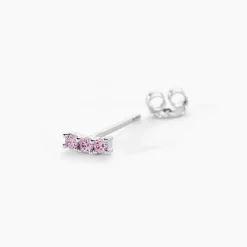 Hot Histoire d'Or Boucles D'oreilles Puces Mai-ly Argent Blanc Oxyde De Zirconium