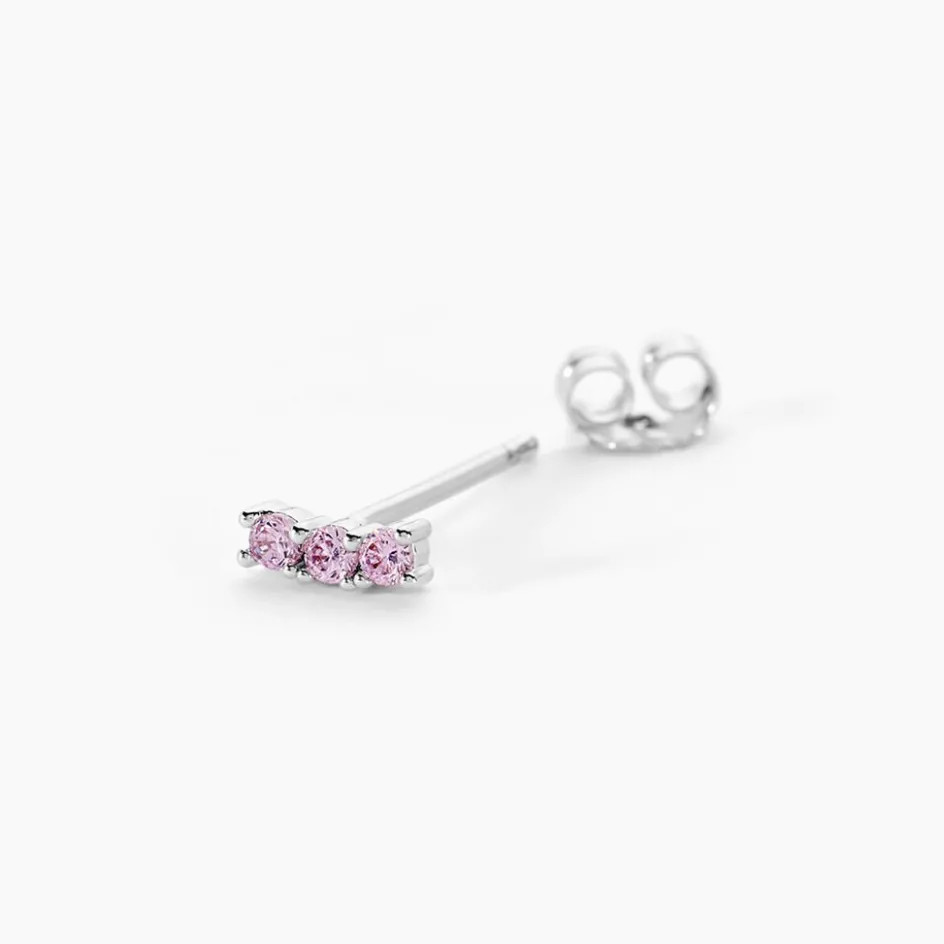 Hot Histoire d'Or Boucles D'oreilles Puces Mai-ly Argent Blanc Oxyde De Zirconium