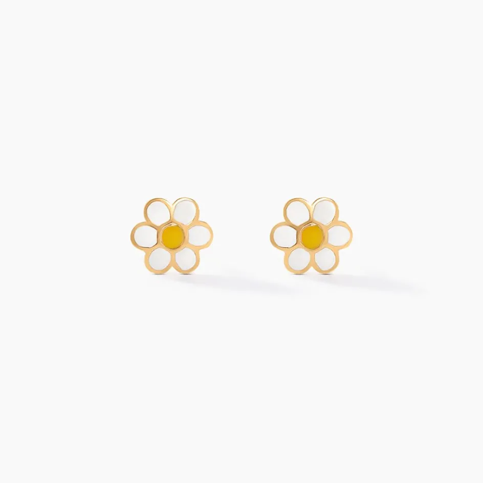 Hot Histoire d'Or Boucles D'oreilles Puces Marigold Or Jaune