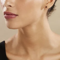 Best Histoire d'Or Boucles D'oreilles Puces Micaelle Teintees Or Jaune Perle De Culture