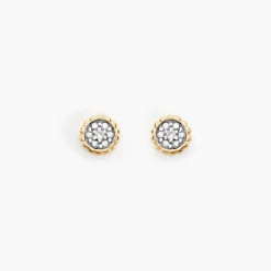 New Histoire d'Or Boucles D'oreilles Puces Mon 1er Diamant or jaune diamant