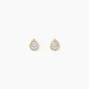 Best Histoire d'Or Boucles D'Oreilles Puces Mon 1Er Diamant Or Jaune Diamant