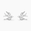 New Histoire d'Or Boucles D'oreilles Puces Marilla Argent Blanc Oxyde De Zirconium