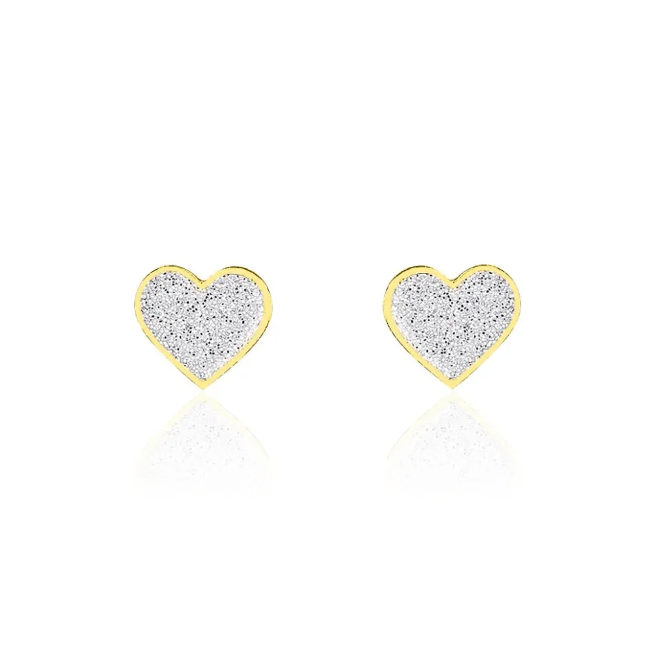 New Histoire d'Or Boucles D'oreilles Puces Marta Or Jaune