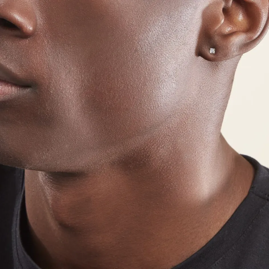 Sale Histoire d'Or Boucles D'oreilles Puces De Zirconium or blanc oxyde