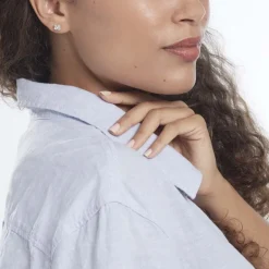 Sale Histoire d'Or Boucles D'oreilles Puces Or Jaune Doreen Oxydes De Zirconium or jaune oxyde