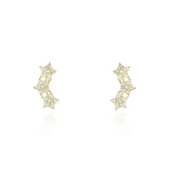 Online Histoire d'Or Boucles D'oreilles Puces Or Jaune Youssa Oxydes De Zirconium
