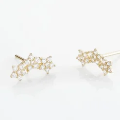 Online Histoire d'Or Boucles D'oreilles Puces Or Jaune Youssa Oxydes De Zirconium