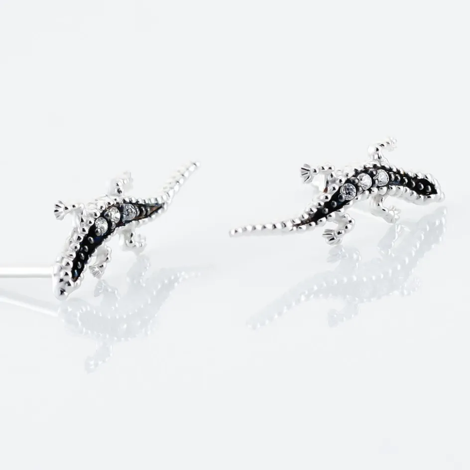 Hot Histoire d'Or Boucles D'oreilles Puces Oya Argent Blanc Oxyde De Zirconium