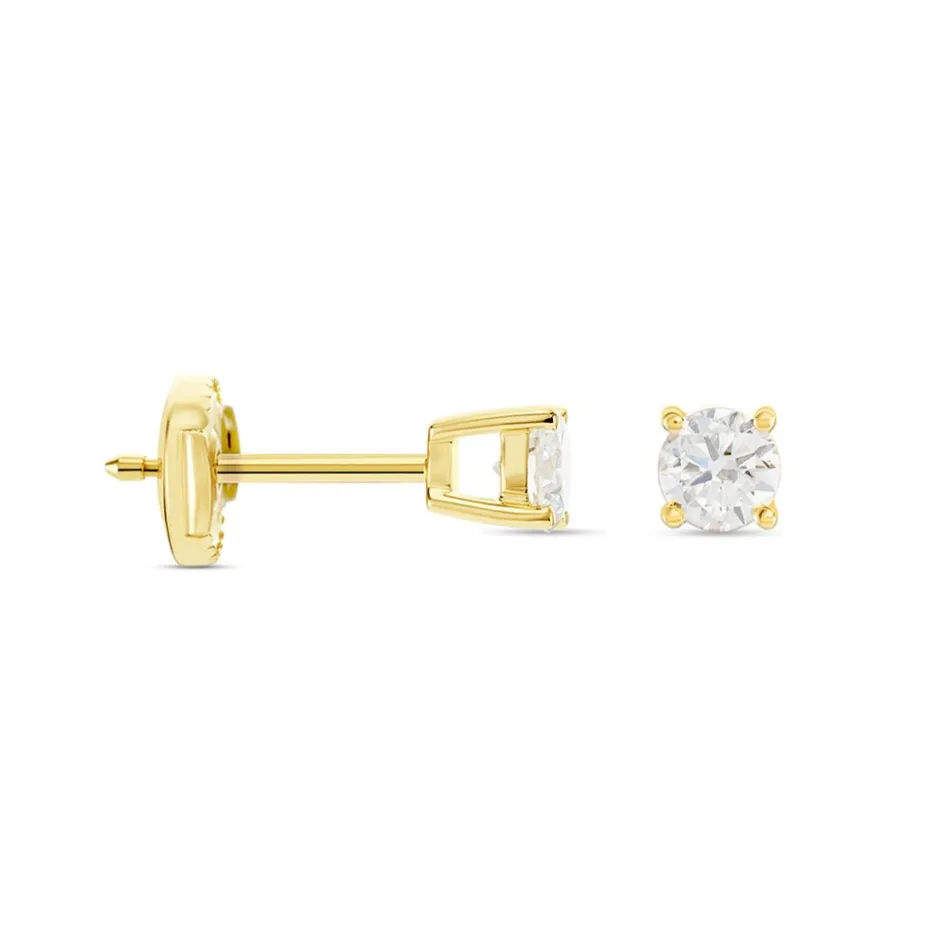 Histoire d'Or Boucles D'oreilles Puces Or Jaune Aphrodite Diamants* Boucles D'Oreilles|Clous D'Oreilles