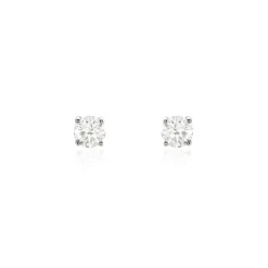 Histoire d'Or Boucles D'oreilles Puces Or Blanc  Diamants Synthétique* Boucles D'Oreilles|Clous D'Oreilles