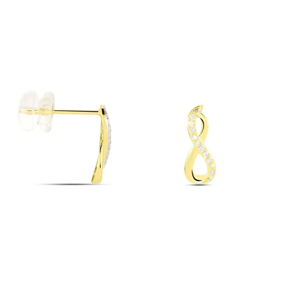 Clearance Histoire d'Or Boucles D'oreilles Puces Osanna s or jaune diamant