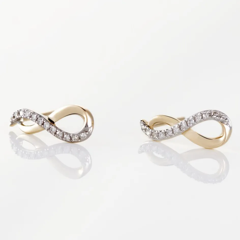 Clearance Histoire d'Or Boucles D'oreilles Puces Osanna s or jaune diamant