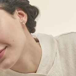 Clearance Histoire d'Or Boucles D'oreilles Puces Ouassima or jaune diamant