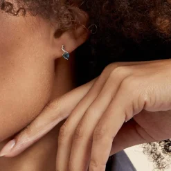 Online Histoire d'Or Boucles D'oreilles Puces Or Jaune Clothilde Topaze Et Oxydes or jaune topaze london blue