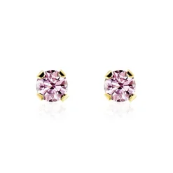 Histoire d'Or Boucles D'oreilles Puces Pepita Or Jaune Oxyde De Zirconium* Boucles D'Oreilles|Clous D'Oreilles