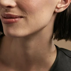 Sale Histoire d'Or Boucles D'oreilles Puces Pepita De Zirconium or jaune oxyde