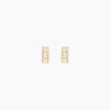Outlet Histoire d'Or Boucles D'oreilles Puces Rachilda Or Jaune Oxyde De Zirconium
