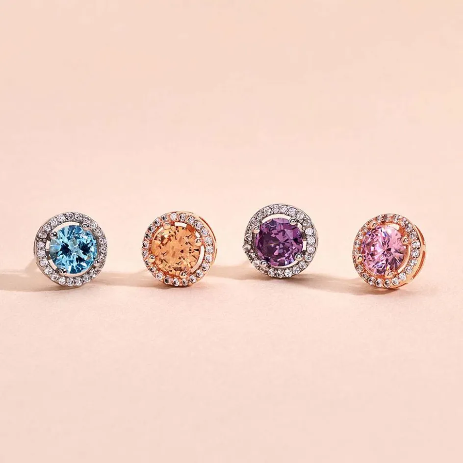 Histoire d'Or Boucles D'oreilles Puces Rio Argent Rose Oxyde* Boucles D'Oreilles|Boucles D'Oreilles Fantaisie