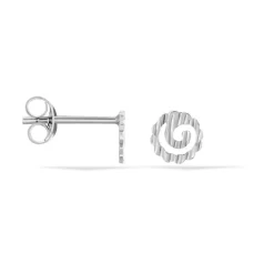 Outlet Histoire d'Or Boucles D'oreilles Puces Selima Argent Blanc