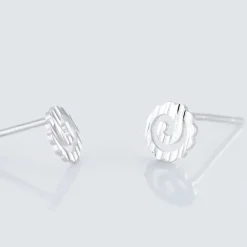 Outlet Histoire d'Or Boucles D'oreilles Puces Selima Argent Blanc