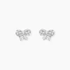 Outlet Histoire d'Or Boucles D'oreilles Puces Suna Argent Blanc Oxyde De Zirconium