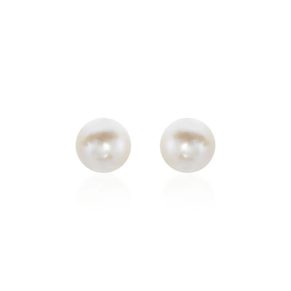 Online Histoire d'Or Boucles D'oreilles Puces Suki Or Jaune Perle De Culture
