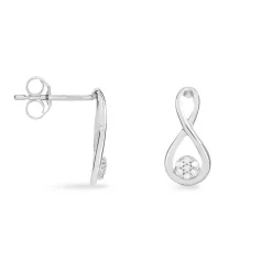 Best Histoire d'Or Boucles D'oreilles Puces Shaeen Or Blanc Diamant
