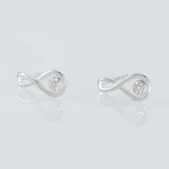 Best Histoire d'Or Boucles D'oreilles Puces Shaeen Or Blanc Diamant