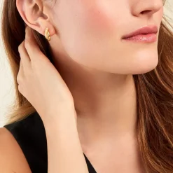 Sale Histoire d'Or Boucles D'oreilles Puces Sawney Or Jaune