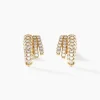Best Histoire d'Or Boucles D'oreilles Puces Shimmel Or Jaune Oxyde De Zirconium