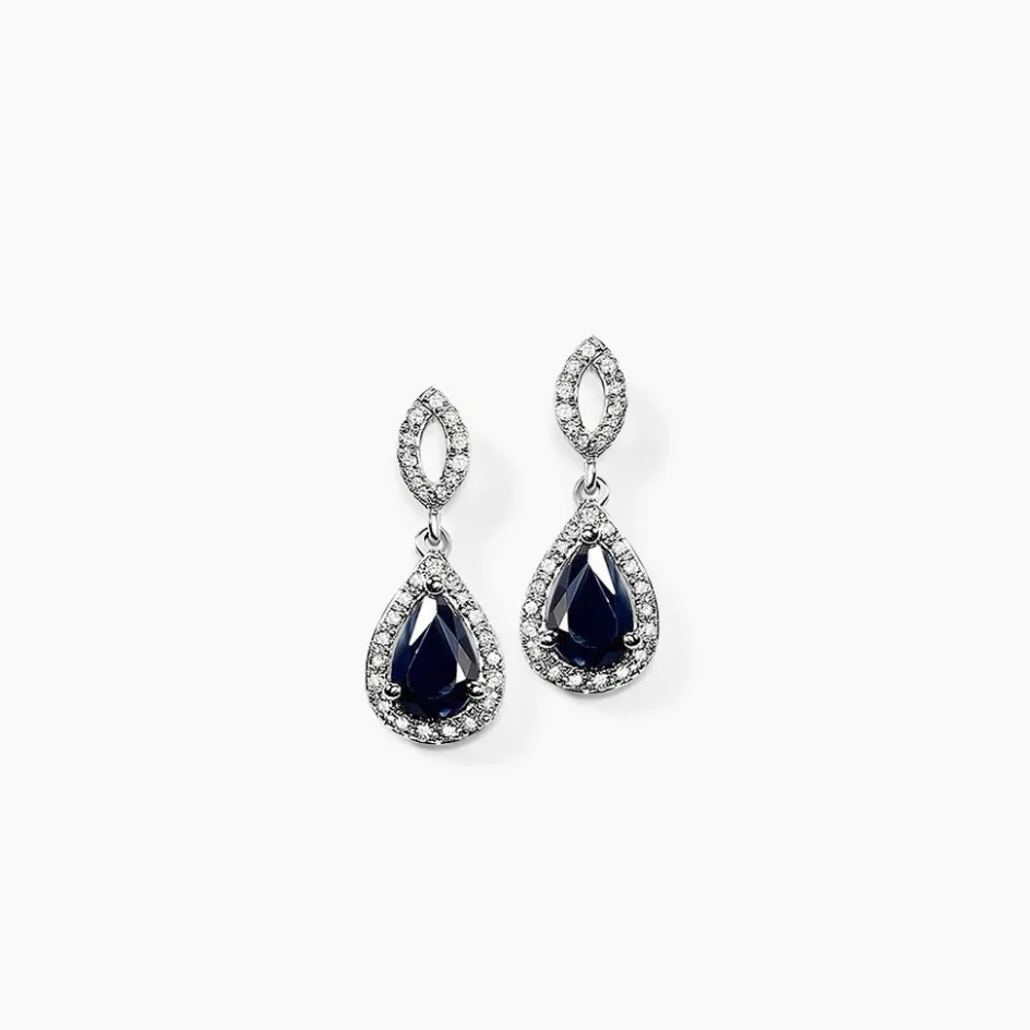 Histoire d'Or Boucles D'oreilles Puces Sissi Et Diamant* Boucles D'Oreilles|Boucles D'Oreilles Pendantes
