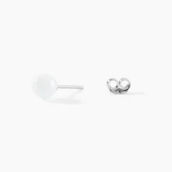 Histoire d'Or Boucles D'oreilles Puces Solene Argent Blanc Céramique* Boucles D'Oreilles|Boucles D'Oreilles Fantaisie