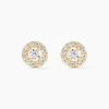 Online Histoire d'Or Boucles D'oreilles Puces Tahera Or Jaune Oxyde De Zirconium