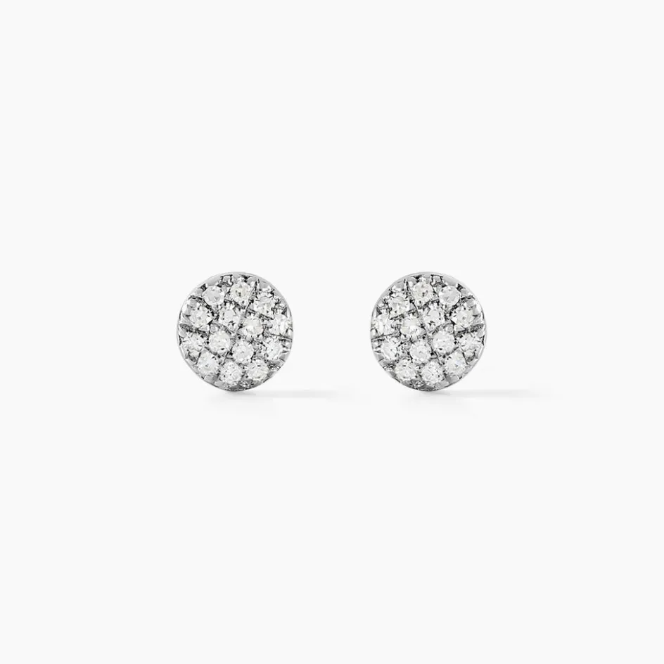 Best Histoire d'Or Boucles D'oreilles Puces Teani or jaune diamant