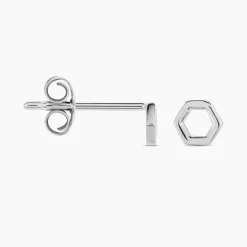 Online Histoire d'Or Boucles D'oreilles Puces Ulima Argent Blanc