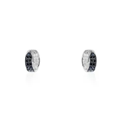 Best Histoire d'Or Boucles D'oreilles Puces Urania Or Blanc Diamant