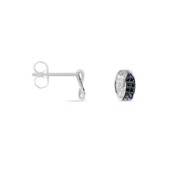 Best Histoire d'Or Boucles D'oreilles Puces Urania Or Blanc Diamant